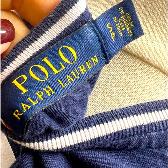 Polo Ralph Lauren USA Crew Neck TShirt women’s size small cotton decals Logos - Picture 7 of 9